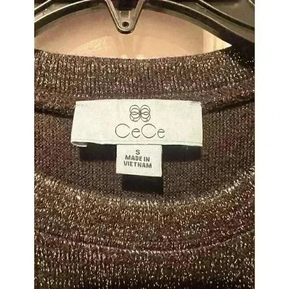 Cece Sweater Dramatic Sleeves Small Festive Wedding Guest - Picture 3 of 5